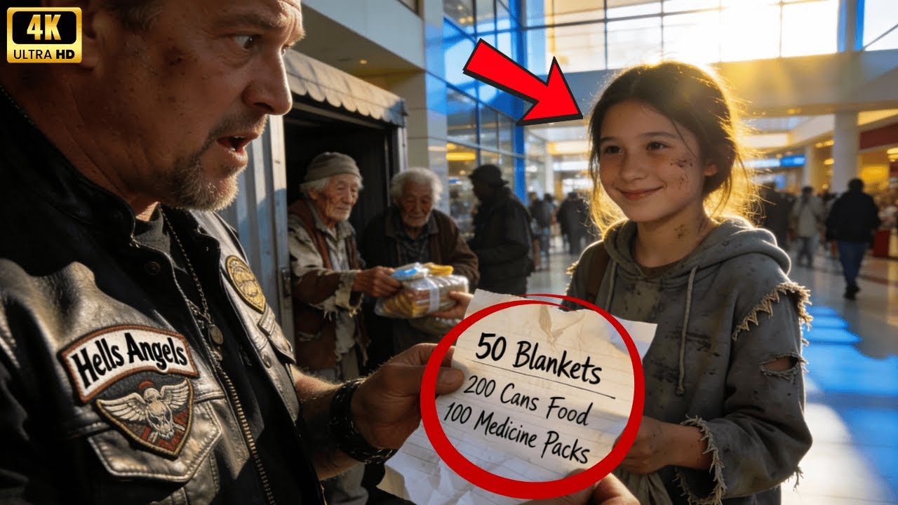 Hells Angel Tested A Poor Girl With His Credit Card. What She Did Left Him In Shock!