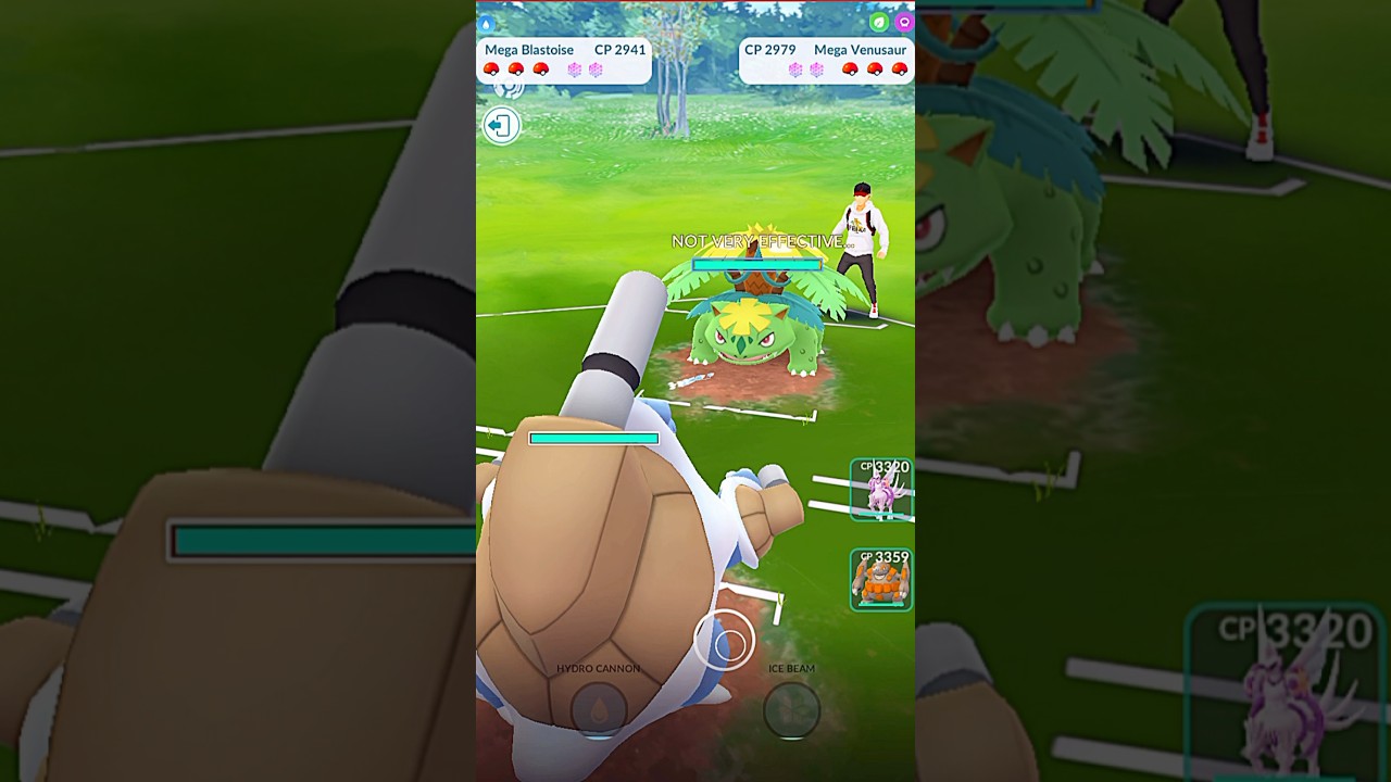 ✨Mega Venusaur V/S Mega Blastoise PVP Starter Battle 