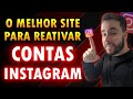 O MELHOR SITE PARA RECUPERAR CONTAS DO INSTAGRAM [BLOQUEIO SMS] - Ideal para DIZU e GANHAR NO INSTA