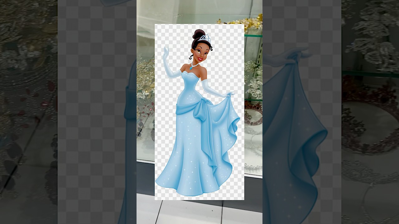 princess tiana blue dress for adults Walt Disney Princess & The Frog - Tiana In Blue Dress Loose Cake Toppe main image 0