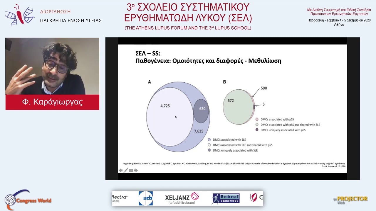 19.30-20.00 ΣΕΛ ΚΑΙ ΣΥΝΔΡΟΜΟ SJOGREN - 3o  ​ΣΧΟΛΕΙΟ ΣΥΣΤΗΜΑΤΙΚΟΥ ΕΡΥΘΗΜΑΤΩΔΗ ΛΥΚΟΥ