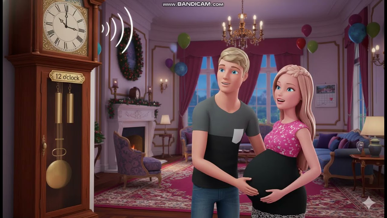 Grandfather Clock Westminster Chime For Ken And Barbie's Baby Shower