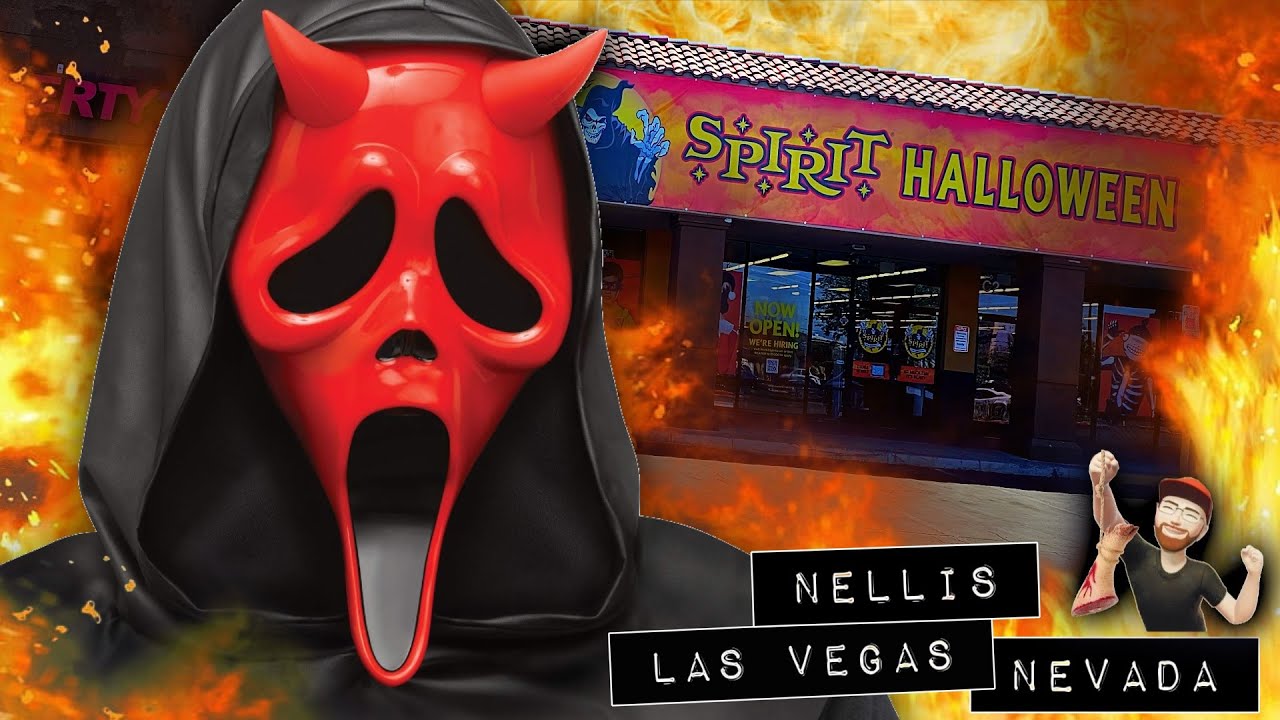 SPIRIT HALLOWEEN 2023 IN LAS VEGAS NEVADA NELLIS  EVERYTHING GHOSTFACE