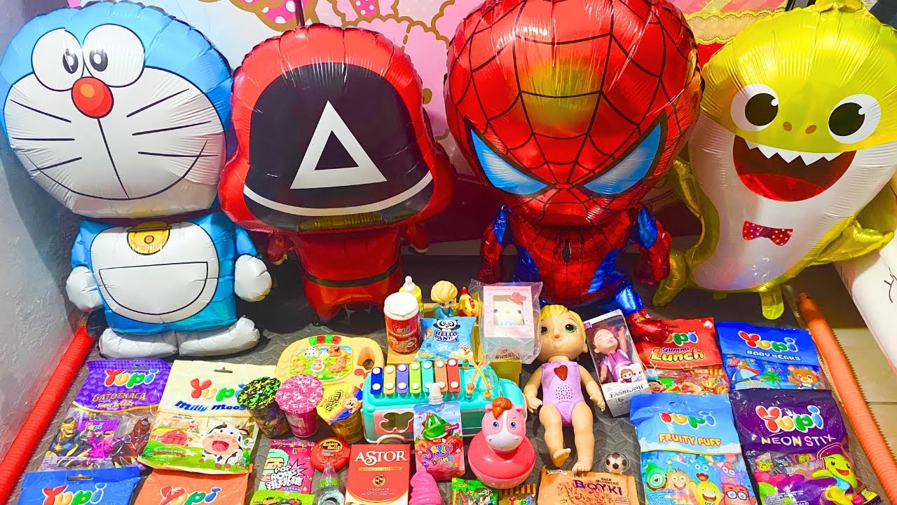 hunting eskrim masak-masakan dokteran permen yupi babyshark Marsha and the bear bebek ikan koi 551