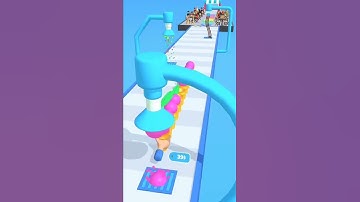 Ice Cream Stack Games Best Funny All levels. Gameplay ( ISO & Android) # shorts.