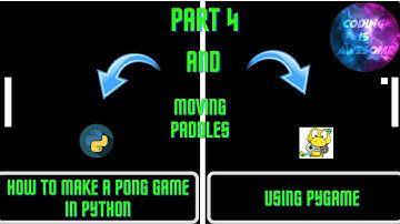How To Make Pong (Python) Part 4 #pygame