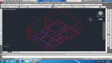 Autocad Drawing for Walkthrough Animation Part 6  ( Urdu )