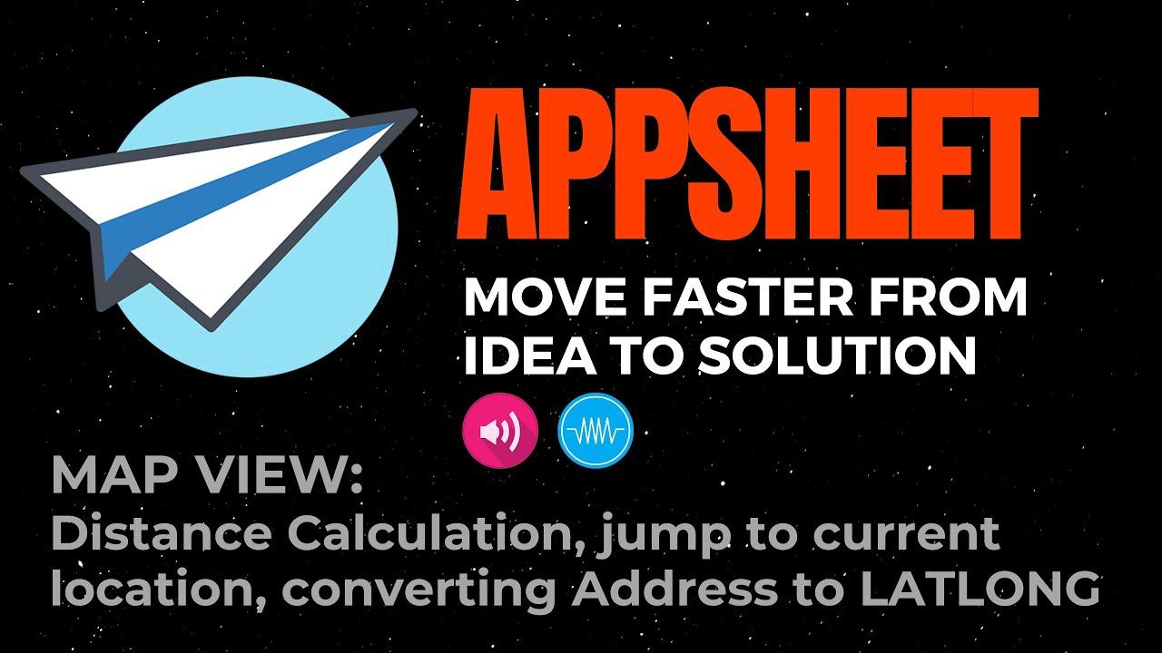 🆕How To Jump To Your Current Location In Appsheet Map Apps Calculation ...