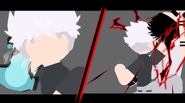 Gojo’s black flash Animated in sticknodes