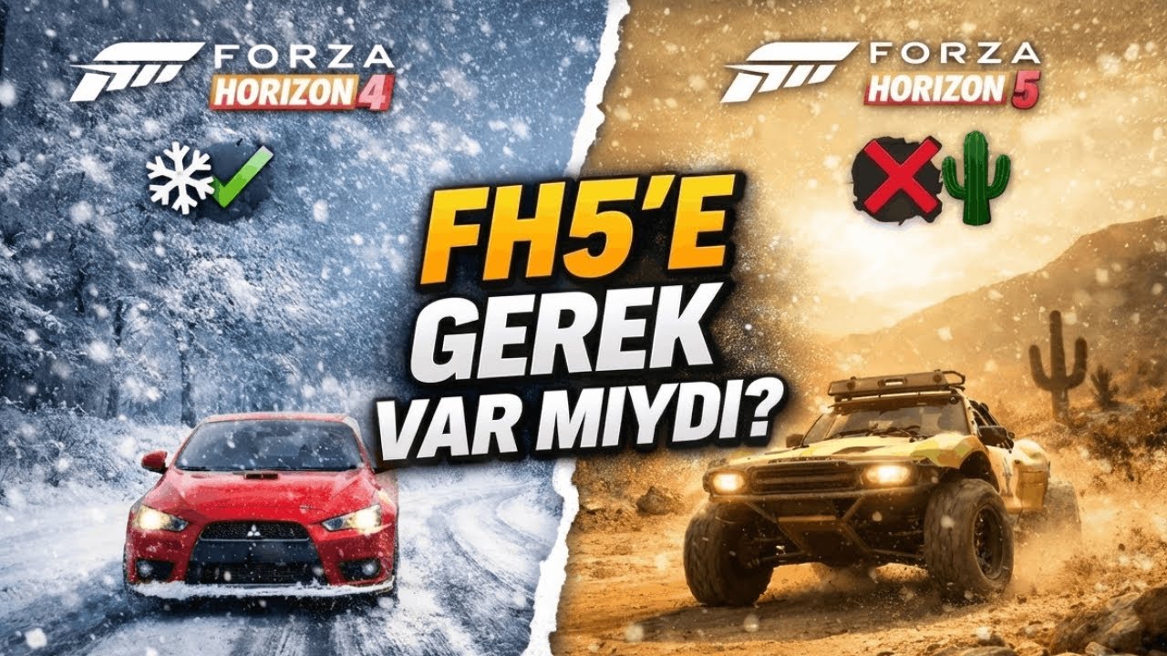 5 YIL SONRA FH4’E GİRDİM… FH5 GERÇEKTEN KÖTÜ MÜ?