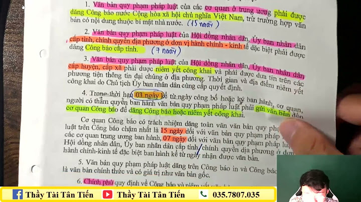 Kiểm tra tính hiệu lực của văn bản pháp luật