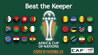 African Cup of Nations 2023 | AFCON Beat the Keeper Marble Race