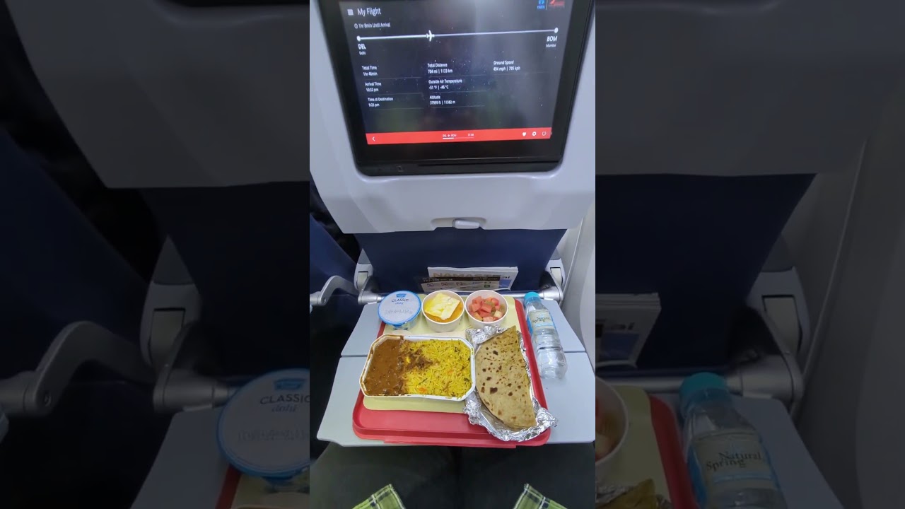 Flying Air India B777-200LR | Delicious Meal on Delhi to Mumbai Route! 