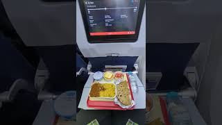 Flying Air India B777-200Lr Delicious Meal On Delhi To Mumbai Route