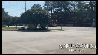 Fayetteville Fire Department Engine 14 Responding Emergency Traffic To An Unknown Call