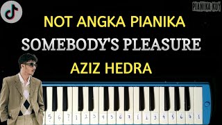 Video thumbnail of "Aziz Hedra - Somebody's Pleasure ( Soul Try To Figure It Out ) | Easy Cover Pianika"