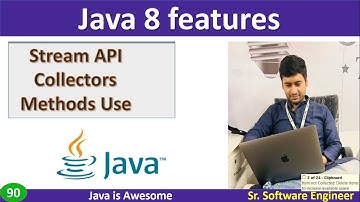 Stream API Collectors class method use | java 8 features