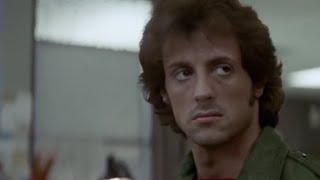 Rambo: First Blood 1982 Review. Stallone in the forest.