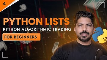 Python lists | 4/100 Days of Python Algo trading