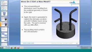 OLD VERSION - Workbench Meshing Methods for CFD - ANSYS e-Learning from CAE Associates