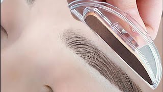 04 EFEG 2021 New Adjustable Perfect Eyebrow Stamp Eyebrow Stamp Kit Eyebrow Stamp Powder for Beginners