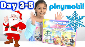 Day 3-5 | Playmobil Christmas Room with Illuminating Tree Advent Calendar (5496)