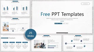 Information Good! 🔥Simple texture background business PowerPoint templates Update