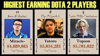 HIGHEST EARNING Dota 2 Player$ as of July 2023 (Top 30)