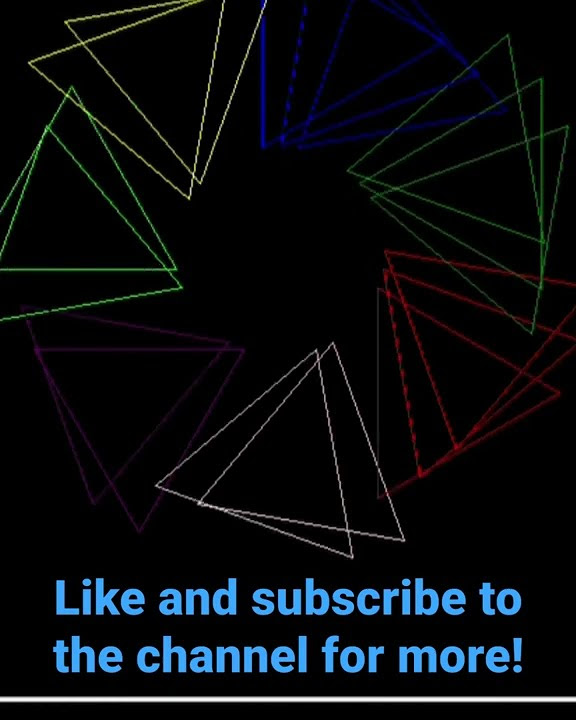 Drawing multiple triangles in Python using Turtle 🐢 | Turtle desigm ...