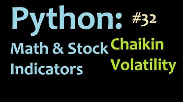 Python math and stocks: How to program the Chaikin Volatility