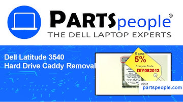 Dell Latitude 3540 (P28F004) Hard Drive Caddy How-To Video Tutorial