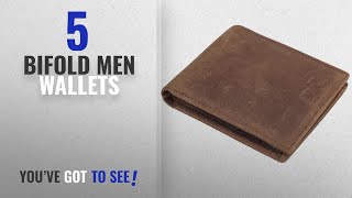 Top 10 Bifold Men Wallets [ Winter 2018 ]: Polare Men's RFID Blocking Vintage Italian Genuine