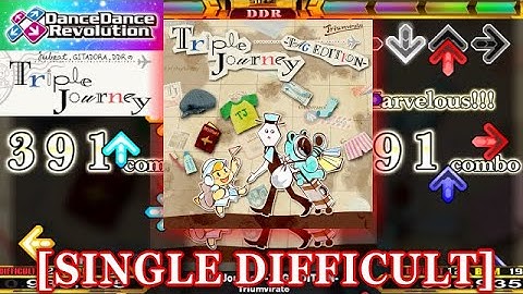 【DDR 2013】 Triple Journey -TAG EDITION- [SINGLE DIFFICULT] 譜面確認＋クラップ