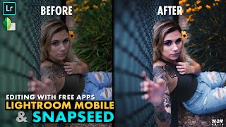 PORTRAIT EDITING with FREE apps LIGHTROOM MOBILE and SNAPSEED | Android | iPhone screenshot 2