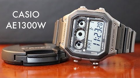 FEATURE PACKED CASIO AE1300W |  INTERVAL TRAINING TIMER & REFEREE STOPWATCH