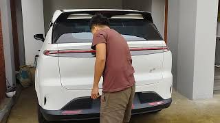 Hycan Z03 Electric Tailgate Installation .Yangon , Myanmar,09965608182, 09791620049..