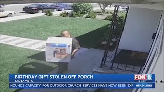 Birthday Gifts Stolen Off South Bay Porch