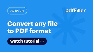 How to Convert Any File to PDF