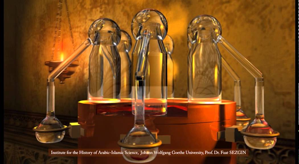 Apparatus for the Distillation of Rose Water Described by Az Zahrawi YouTube