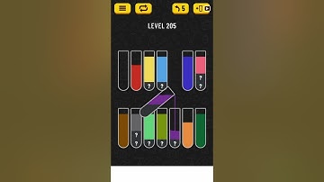 water sort puzzle level 205