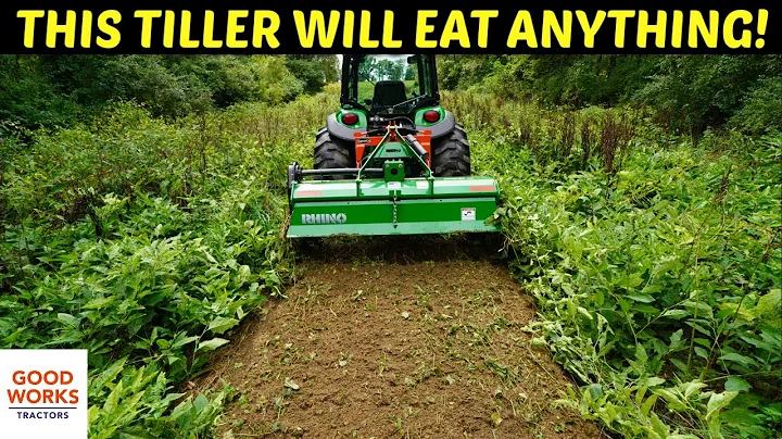 66HP TRACTOR TILLER FIELD TEST! TILLER NEEDS TO EAT!
