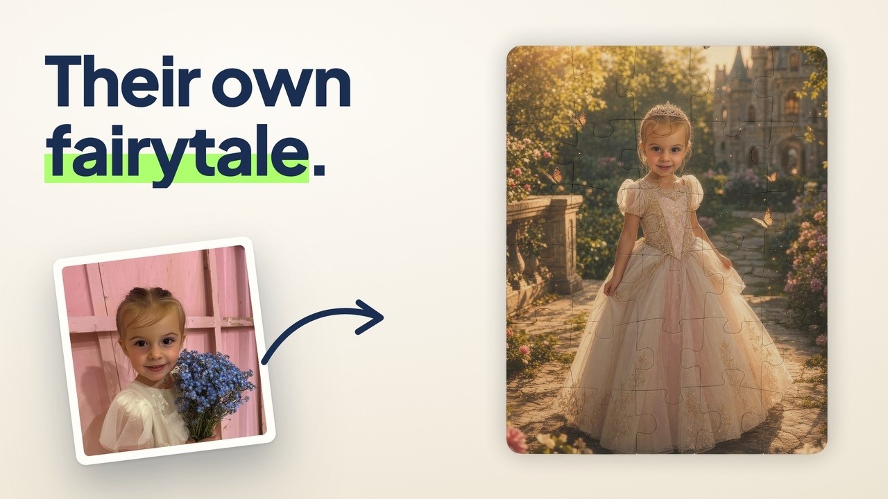 Watch: How to turn your child's photo into a custom puzzle or canvas