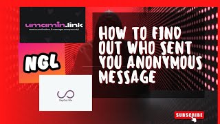 How to find out who sent you anonymous message on sayout.me, NGL, and umamin link screenshot 1