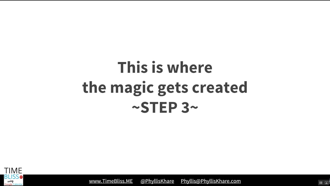 Planning for 2017 Success Using Your Google Calendar with Phyllis Khare