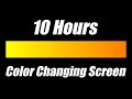 Color Changing Mood Led Lights - Orange Yellow Screen [10 Hours]