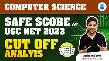 UGC NET 2023 Results || Computer Science 2023 Cut Off Analysis By Aditi mam || JRFAdda