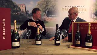 Een Fantastisch Champagnehuis Van De Hoogste Kwaliteit Bollinger Met De Kurk Op Tafel