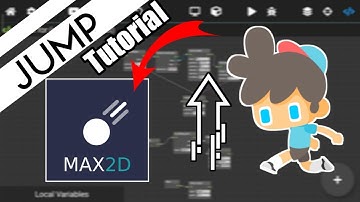 How To make Single Jump In game Max2d Tutorial by skull King