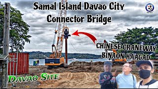 P.2 Samal Island Davao City Con.Bridge|Inumpisahan ng binaon Naka ready na dito ang mga materyales🇵🇭