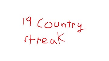 19 country streak in Geoguessr - Testing Shotcut